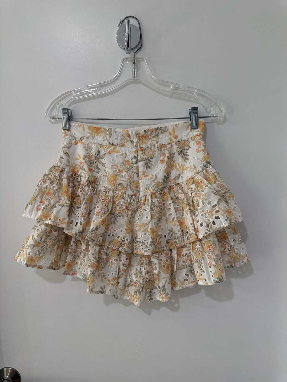 Bardot Broderie Ruffle Skort in Tropical Print - Picture 2 of 7